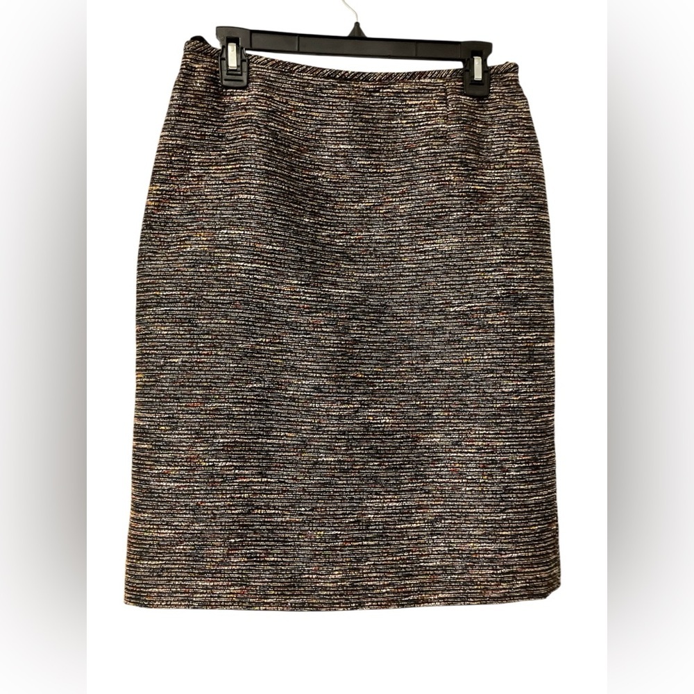 Tahari Arthur S. Levine Textured Pencil Skirt size 4 EUC
